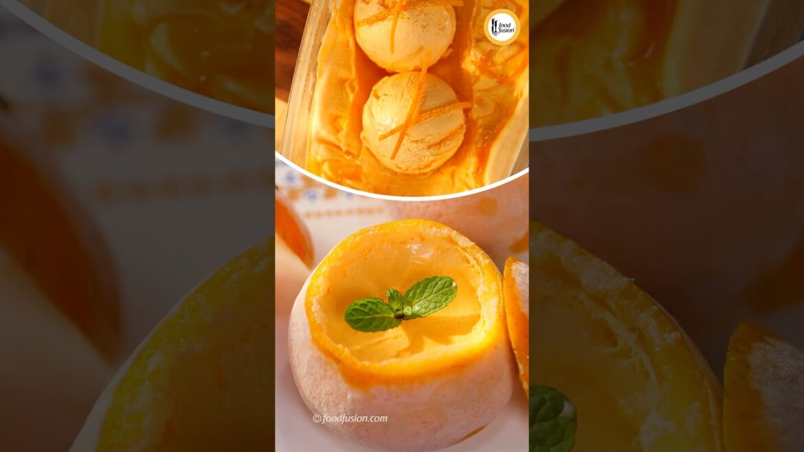 Make this now with orange- Orange Ice Cream Recipe