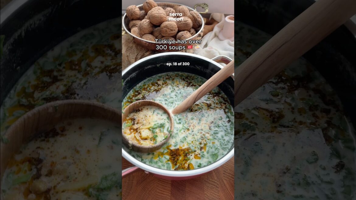 ONE pot, FIVE ingredients. This Turkish soup will change how you eat your spinach forever