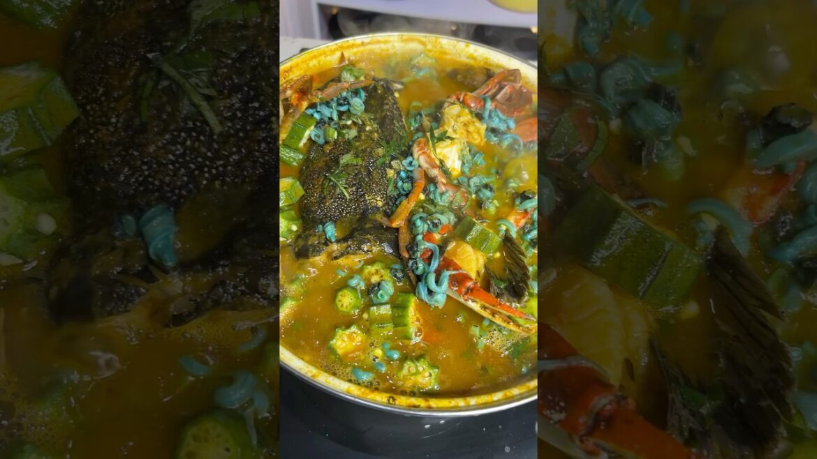 Delicious fisherman soup. What swallow are you pairing with this? #explore #fishsoup #fisherman #fyp