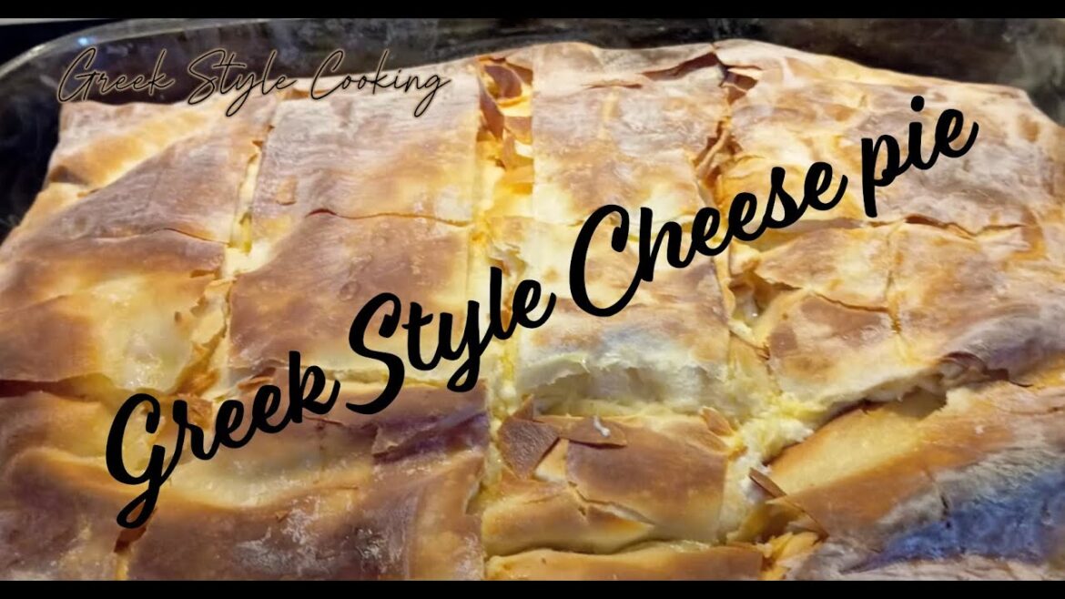 GREEK STYLE CHEESE PIE (TIROPITA)