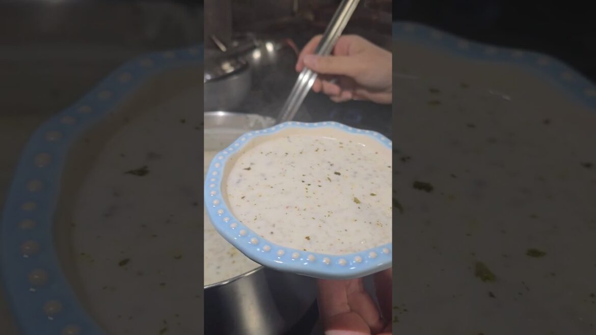 Yayla Çorbası Rice and Turkish Yogurt  Butter Dry Mint Pepper Flakes #soup