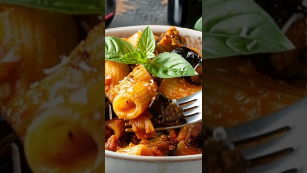 Rigatoni alla Norma —pure Sicily in a bowl. Recipe included. Rigatoni alla Norma —pure Sicily in a bowl. Recipe included.