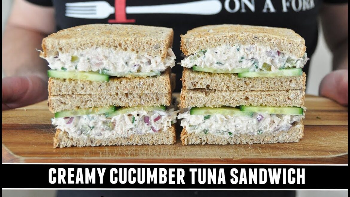 CREAMY Cucumber Tuna Sandwich | Healthy & Delicious 10 Minute Recipe CREAMY Cucumber Tuna Sandwich | Healthy & Delicious 10 Minute Recipe