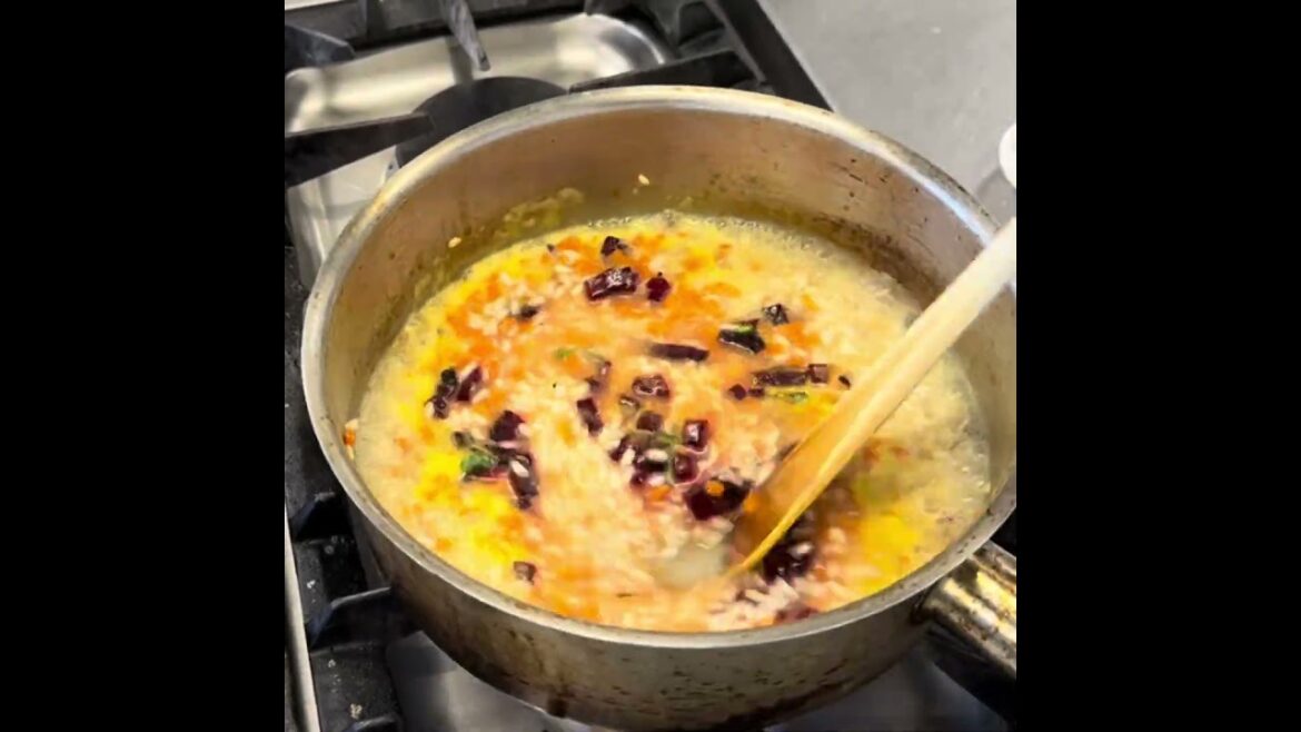 Sticky Rice with Roast Beetroot, Carrot, and Parmesan! #cooking #cookingclass #food