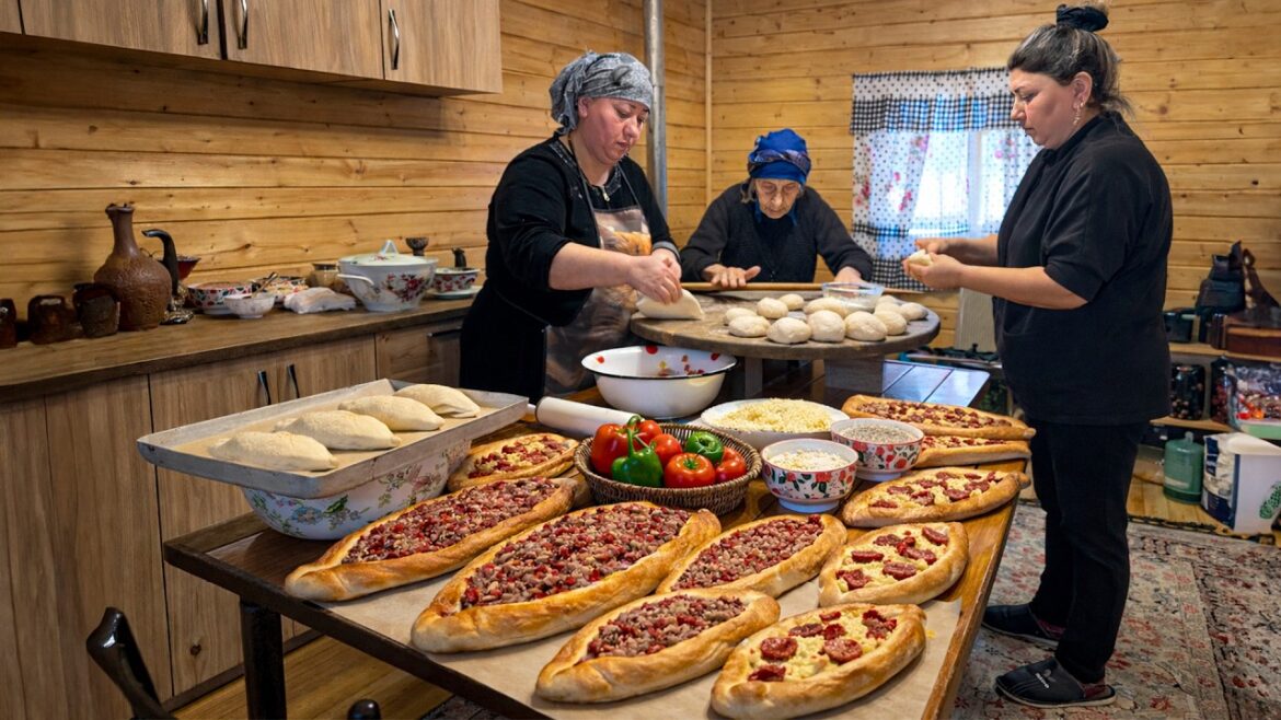 Minced Meat Pide - Turkish Long Pizza at Home! | So Easy, So Delicious