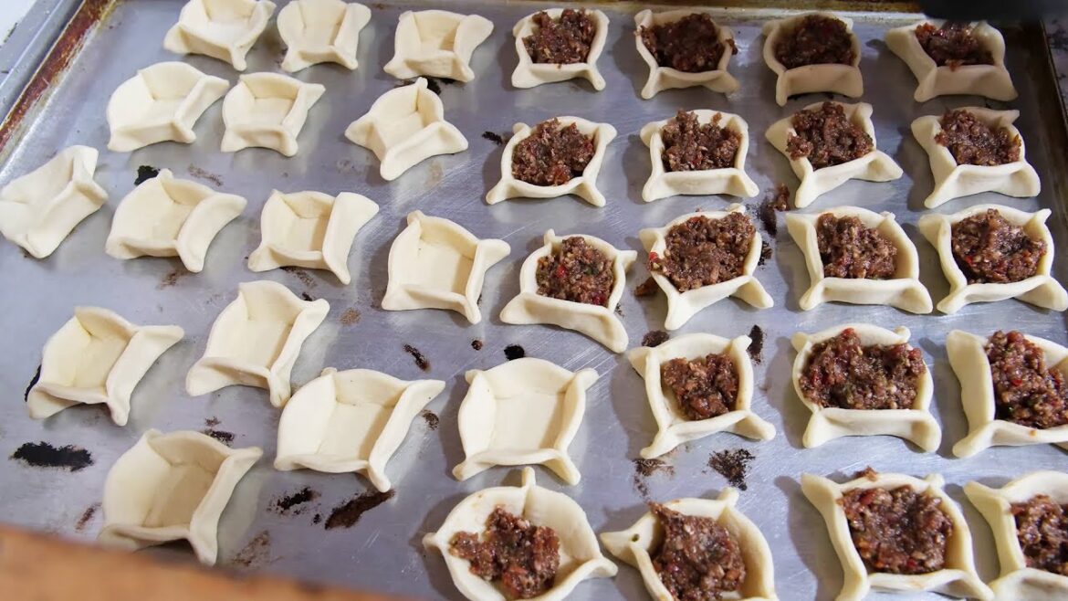 Best Lebanese Manakish with Spinach, Cheese and Meat | Lebanese Cuisine