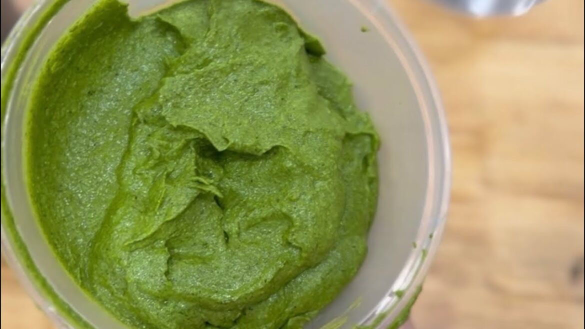 Homemade Pesto Sauce Recipe