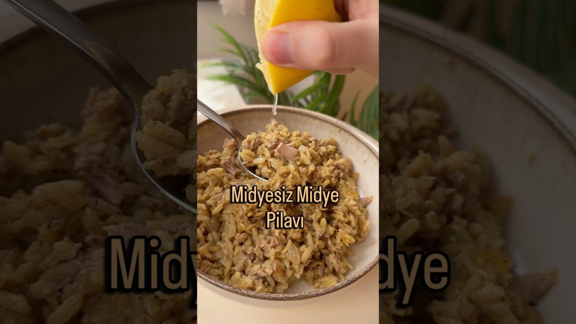 Midyesiz Midye Pilavı #quickrecipe #pratiktarifler #midyedolma