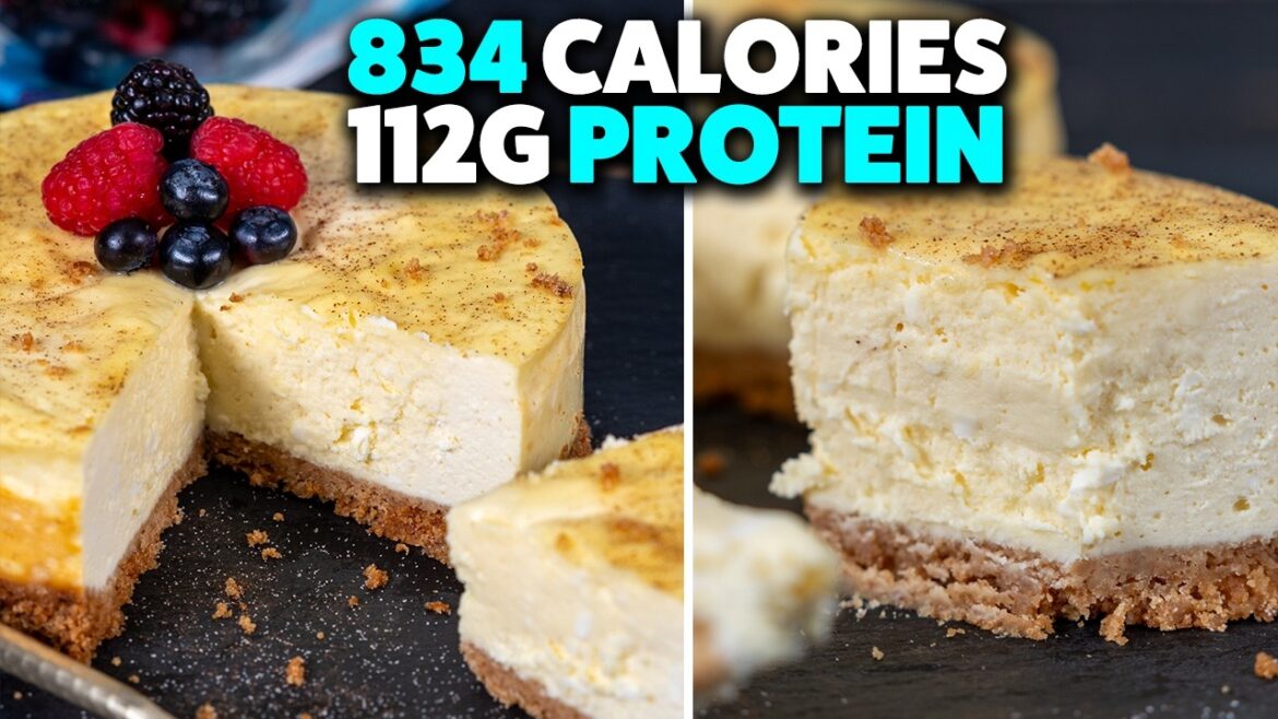 High Protein Ricotta Cheesecake | Easy & Only 7 Ingredients!