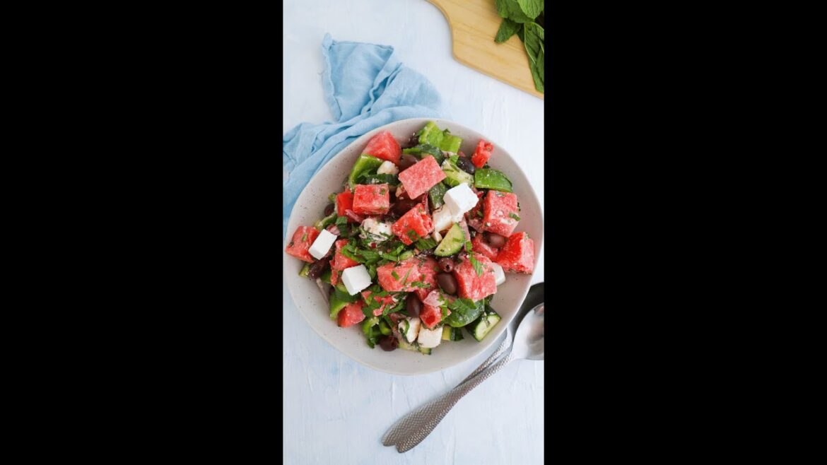 Summer Sides Series  - Watermelon and Feta Salad