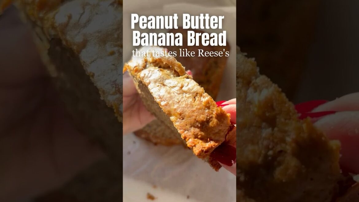 Easy Peanut Butter Banana Bread (One Bowl!) #bananabread