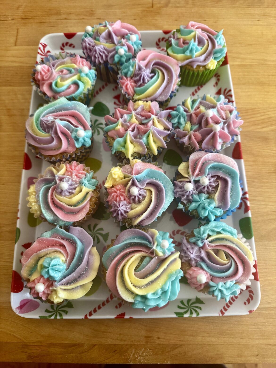 Rainbow Cupcakes