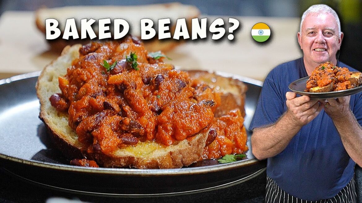 Baked Beans… But Indian ��  Rajma Beans on Toast