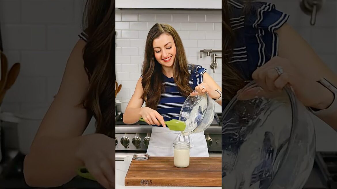 Ep.7 Better Than Store-Bought! Perfect Caesar Dressing #shorts