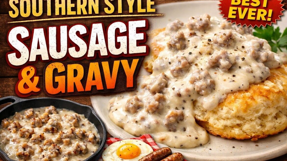 Southern Style Sausage & Gravy (Better Than Grandma’s!)