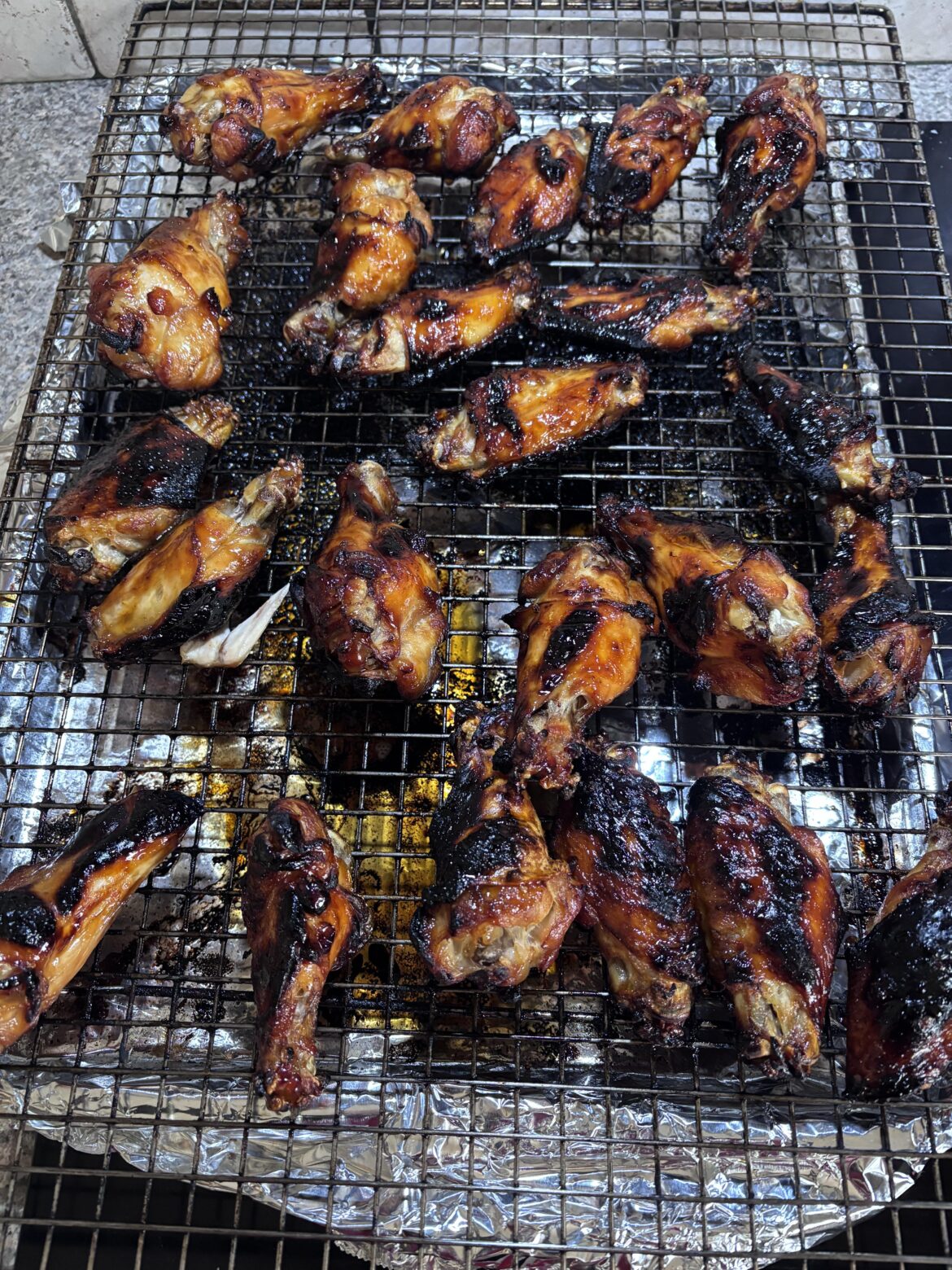 Japanese Bbq Sauce, 420 oven on a raised rack, turn once