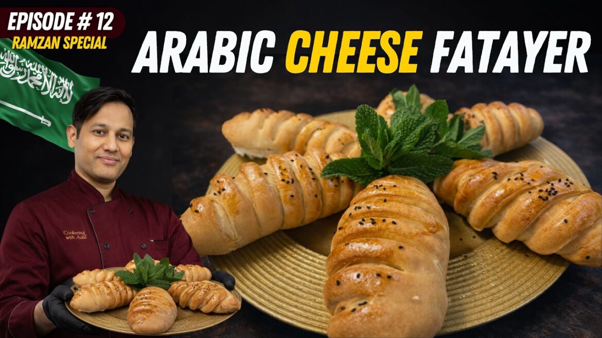 Arabic cheese Fatayer Recipe / Arabic breakfast/ Arabic bread for breakfast