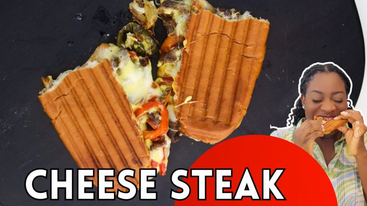 The BEST Homemade Cheesesteak Sandwich
