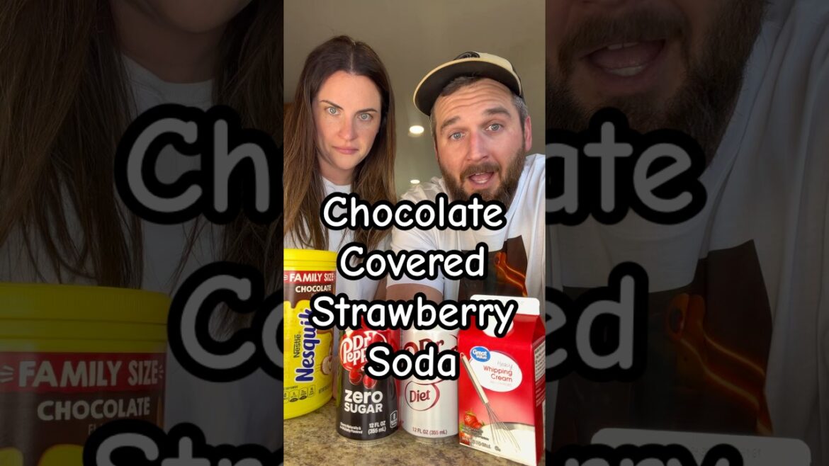 Chocolate Covered Strawberry Soda #strawberry #valentines #drpepper #soda #chocolate
