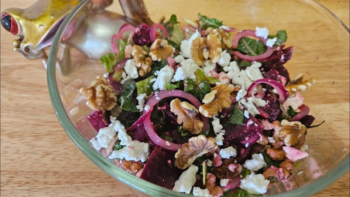 Healthy Feta and Roast Beet Salad