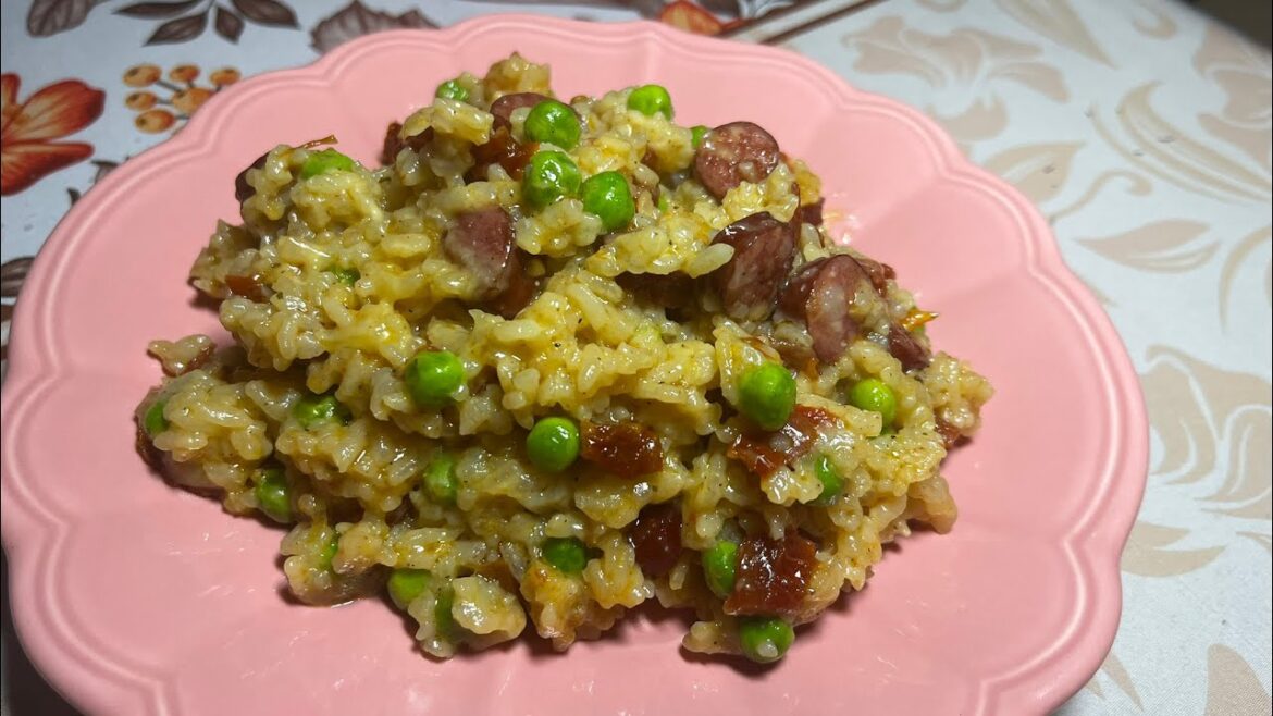Risotto with Smoked Sausages & Sun-Dried Tomatoes | Rich & Flavorful Risotto with Smoked Sausages & Sun-Dried Tomatoes | Rich & Flavorful