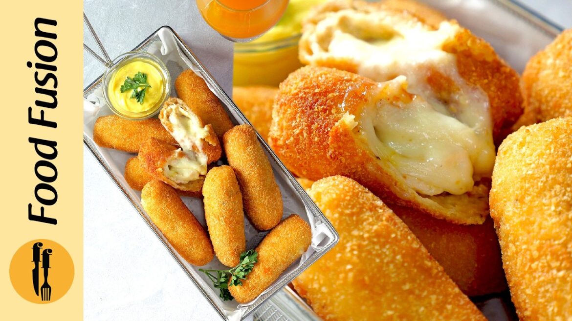 Stuffed Chicken Fingers Ramadan Special (Make & Freeze) Recipe by Food Fusion