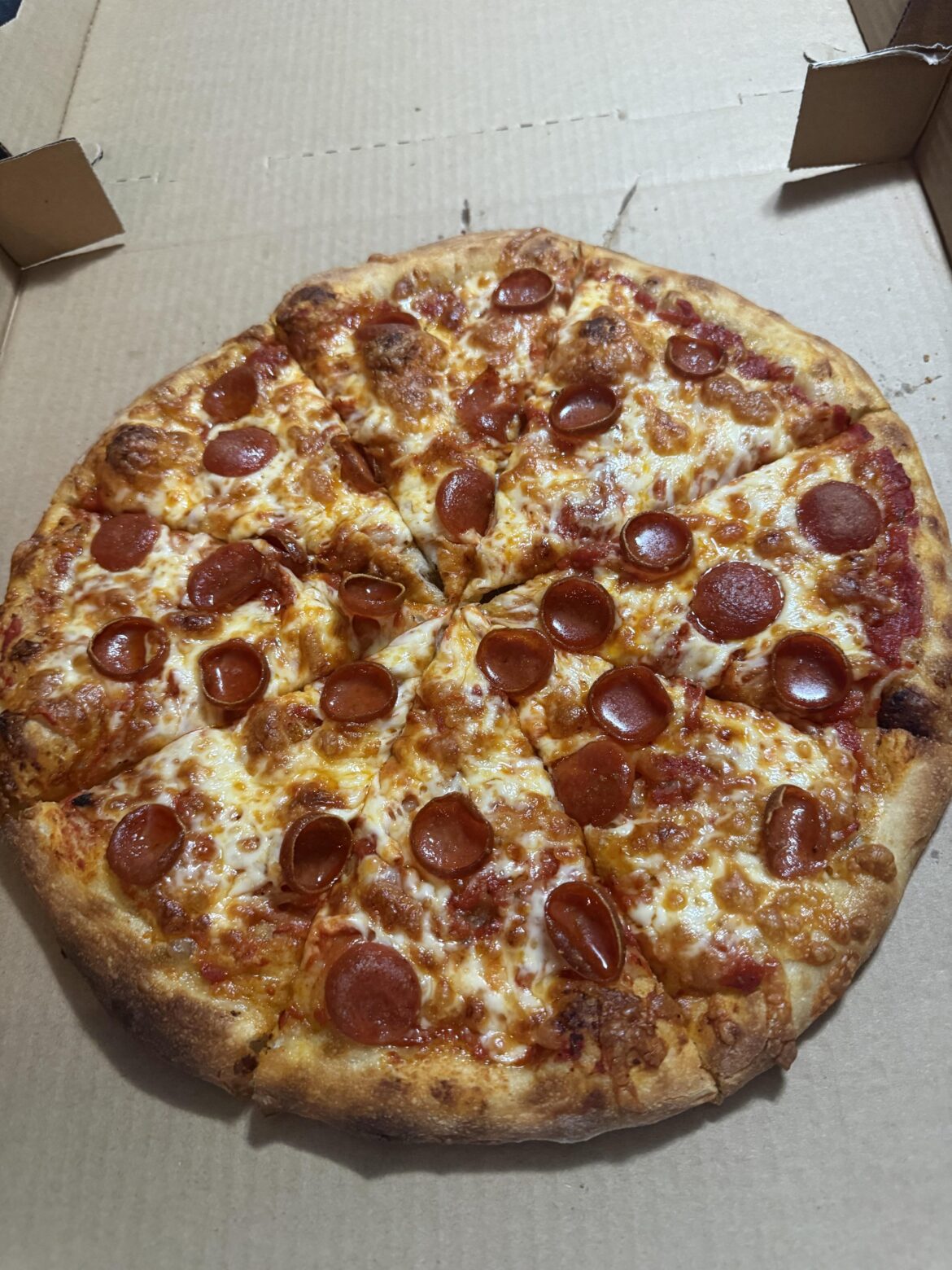 Pepperoni Pizza from a local joint...
