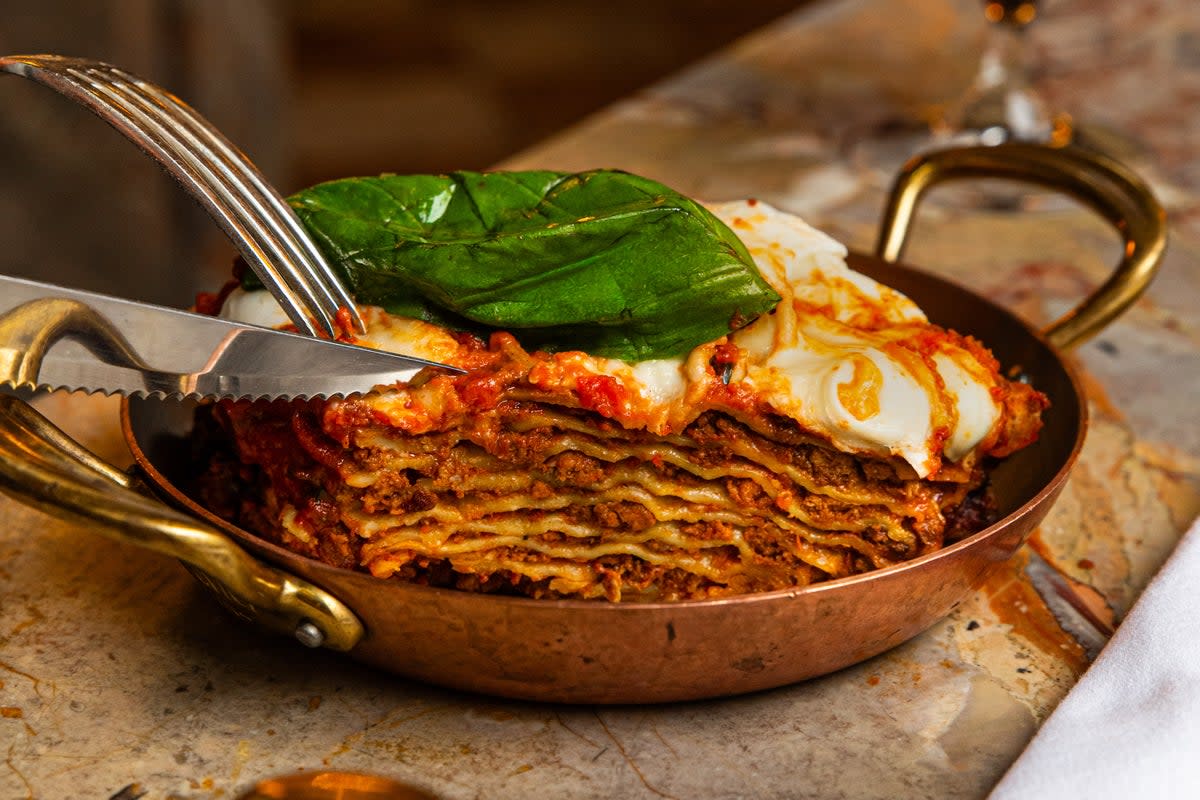 Big Mamma’s legendary 10-layer lasagne is engineered for maximum impact (Big Mamma)