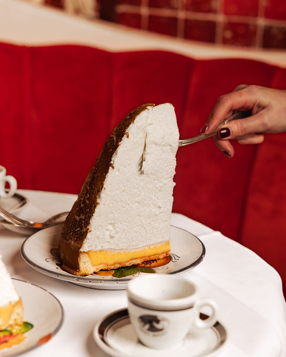 Part dessert, part spectacle, all sharp lemon, torched meringue and unapologetic drama (Big Mamma)