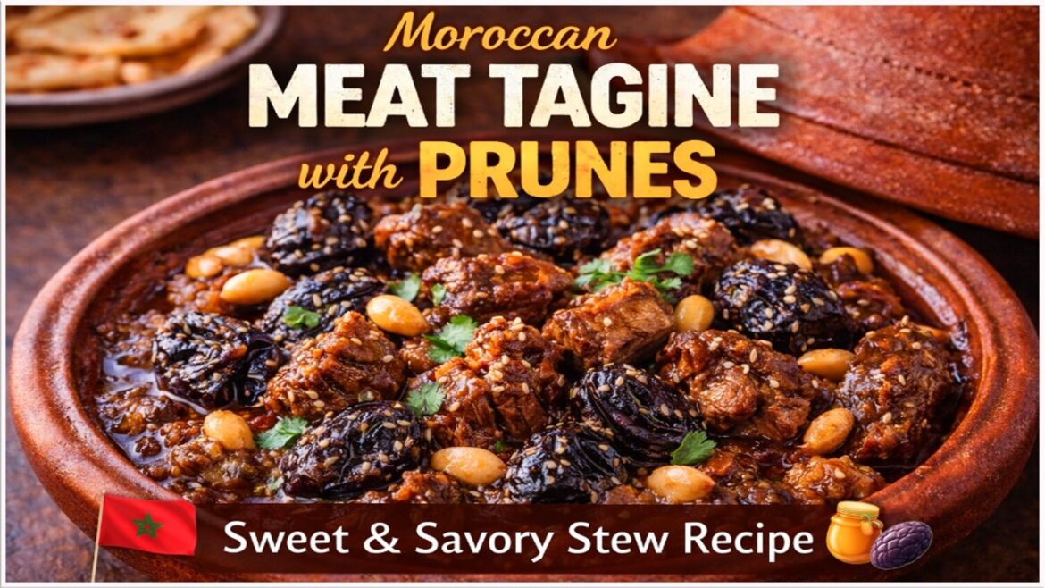 Moroccan Meat Tagine with Prunes | Sweet & Savory Beef Tagine Recipe