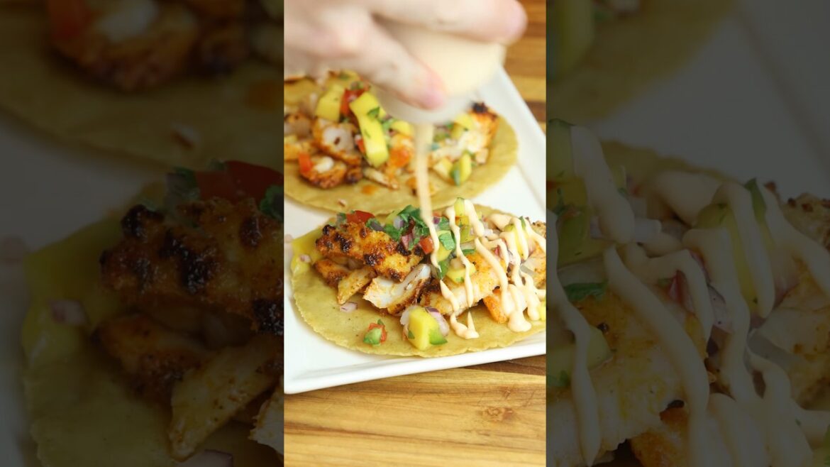 Fish tacos. Get my cookbook on Amazon. Search for My Mexican Favorites ☺️. #recipe