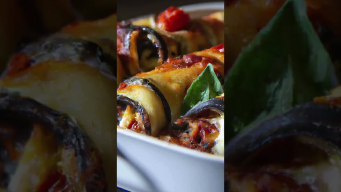 Eggplant Involtini (an easy dinner)