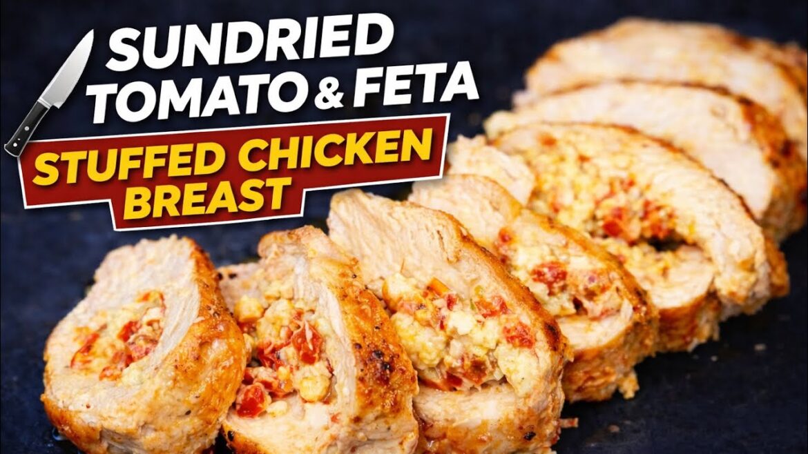 Juicy Sun-Dried Tomato & Feta Stuffed Chicken (Easy Recipe)