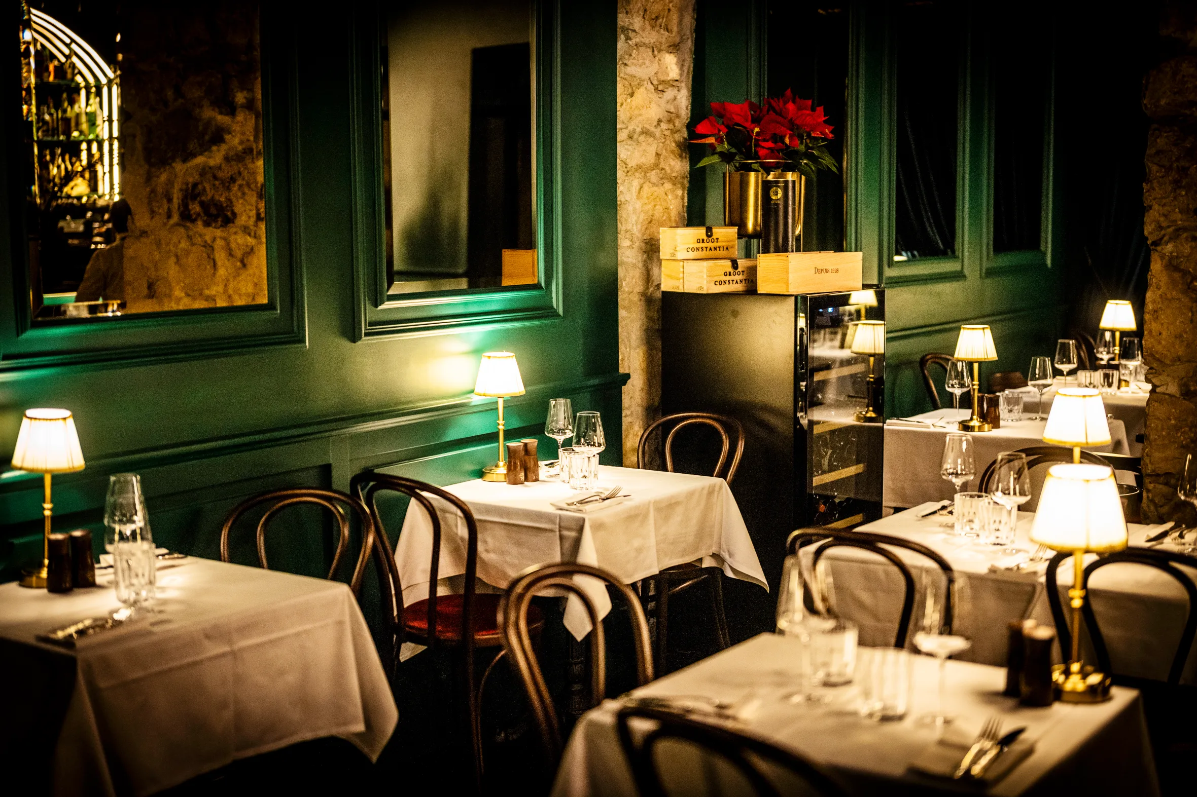 The interior of Jan, Port —  one of the best restaurants in Nice