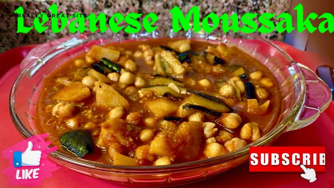 Eggplant chickpeas | Lebanese Moussaka | is baar baingan istarah banaein