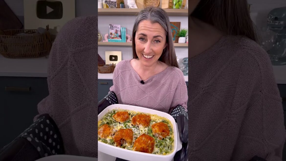 Lemon Garlic Butter Baked Chicken and Rice #thestayathomechef #dinner #cooking #recipe