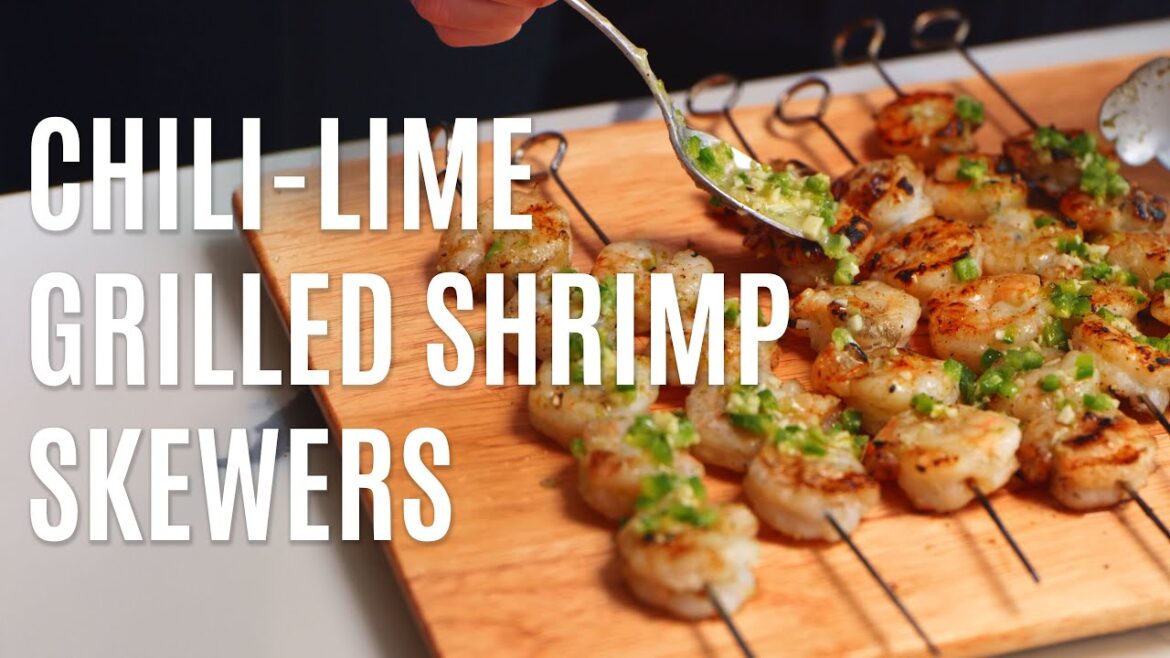 Chili Lime Shrimp Skewers | Quick & Easy Recipe for your Next BBQ