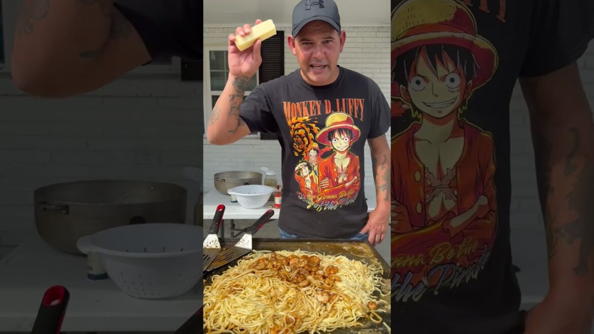 Quick & Easy Shrimp Scampi Pasta on the Flattop Griddle | Let’s Go!