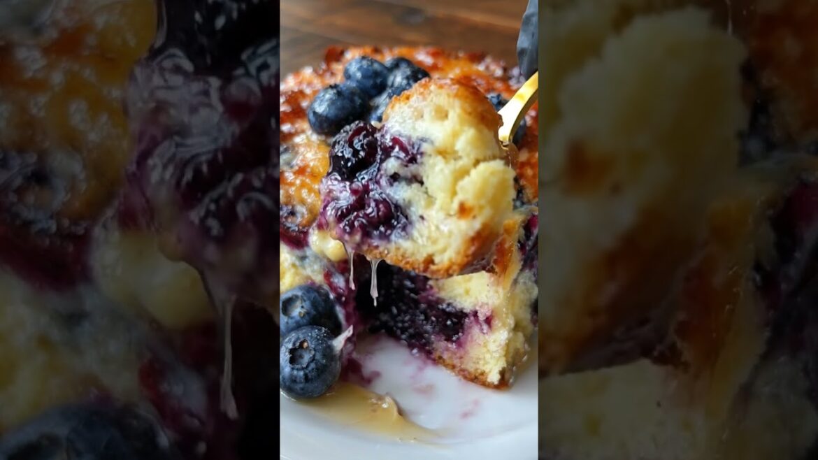 Blueberry Pancake Casserole