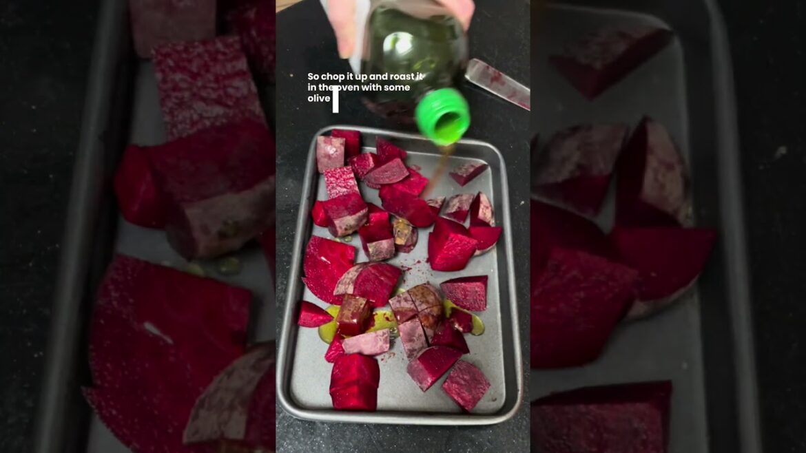 NEW SERIES! Cooking the rainbow - day 1 - roasted beetroot and red pepper risotto