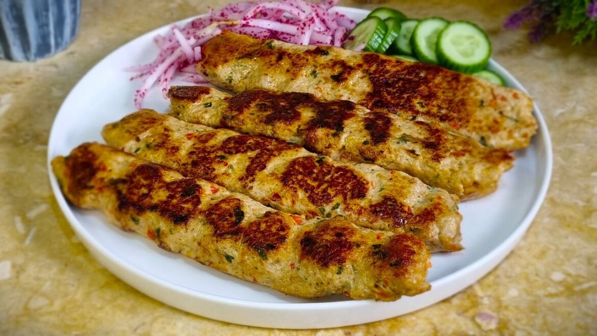 NEW Turkish  Kebab Recipe for Ramadan/Turkish Chicken Adana Kebab recipe with homemade skewers