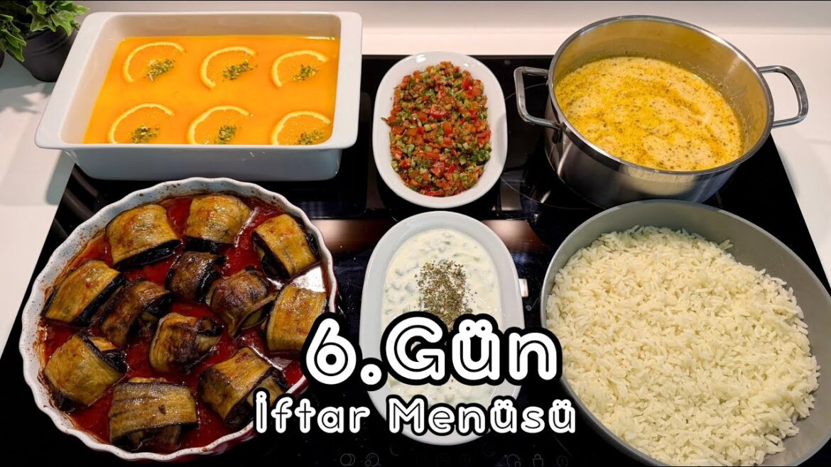 İFTARA NE PİŞİRSEM DERDİNE SON!1 Saate Hazır 30 Günlük Ramazan İftar Menüsü |6. GÜN Çiçekintarifleri