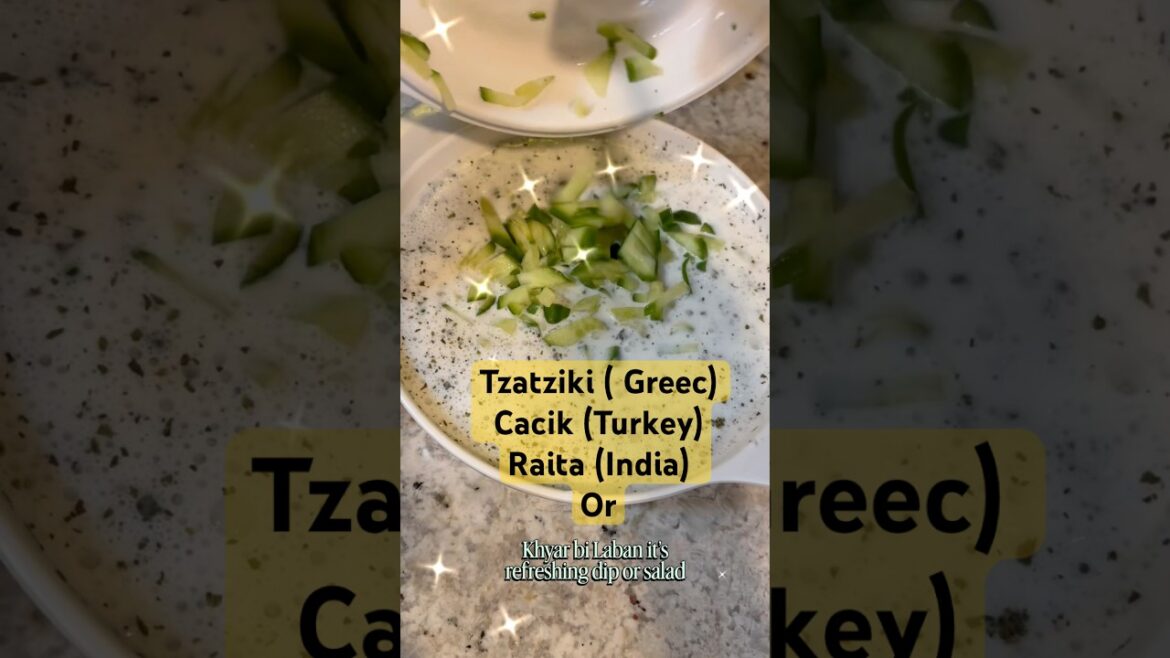 KHYAR B LABAN/CACIK/TZATZIKI refreshing with any heavy meal освежающее дополнение к любой сытной еде