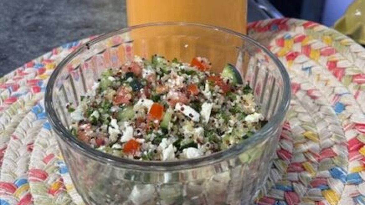 Tabbouleh (Greek Quinoa Salad) by Kinsey Thompson with East Texas Food Bank