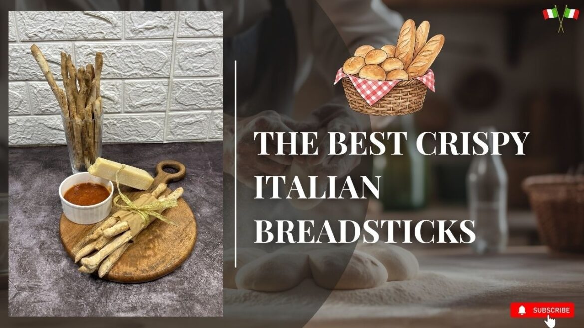 Grissini Recipe | Italian Breadsticks from Scratch | Crispy & Easy Homemade