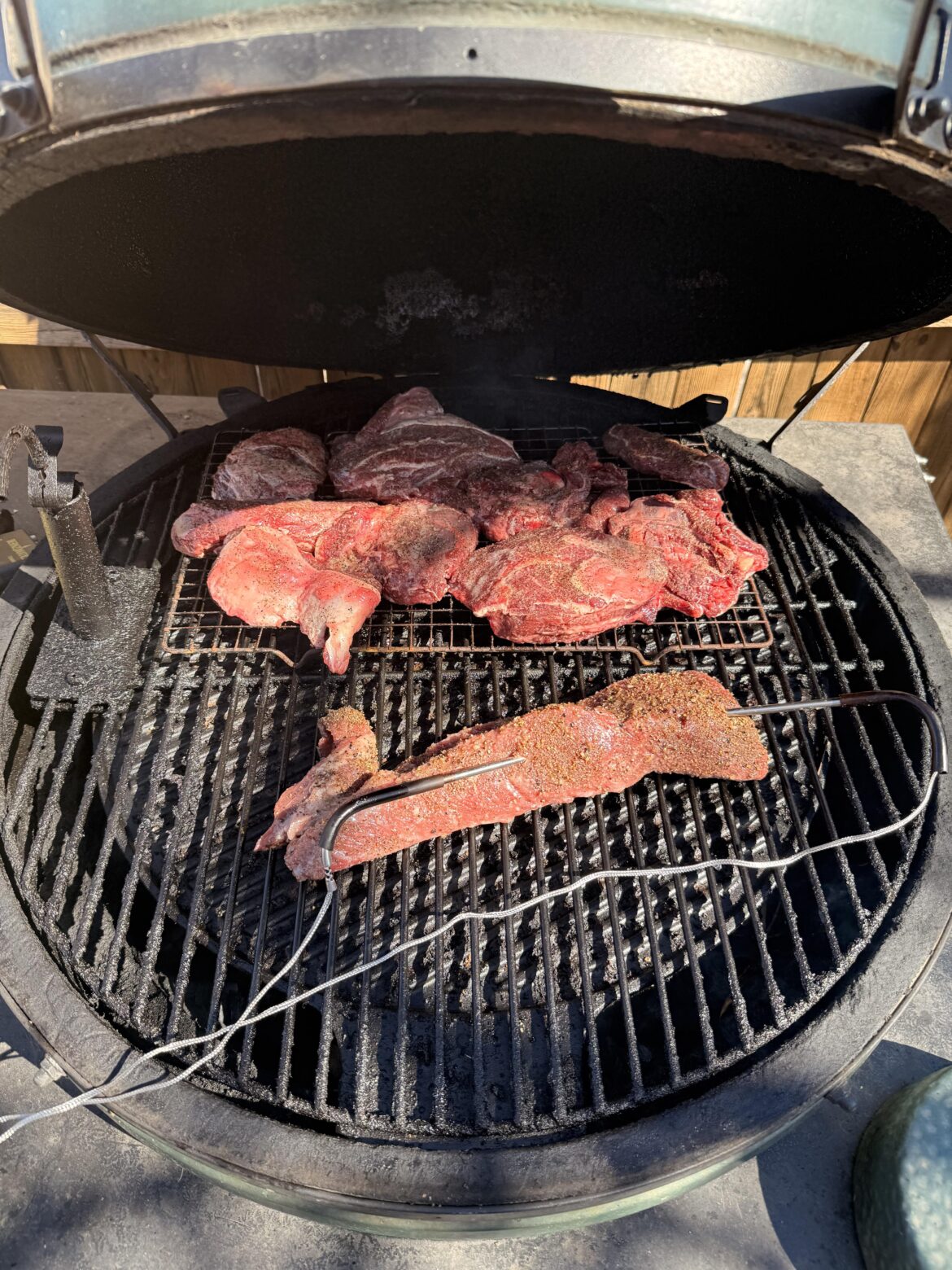 Venison Backstrap and Beef Cheeks