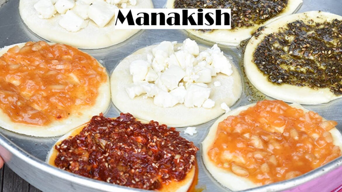 Manakish, Lebanese Flat Bread with Different Toppings, Best Flatbread Ever | Hadias Lebanese Cuisine