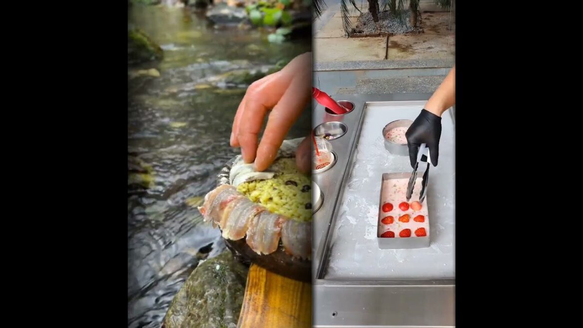 Street Food Paling Unik! Fruity Mix Ice Cream Super Delicious & Hamsili Pilav Anchovy Rice