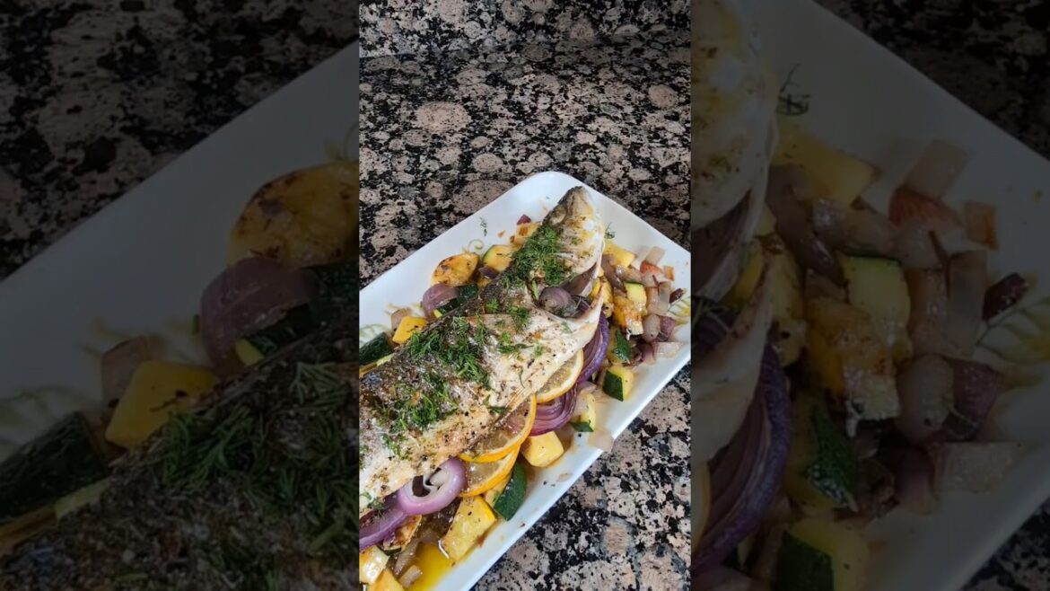 Greek Style Branzino #recipe #easyrecipe #cooking #fyp