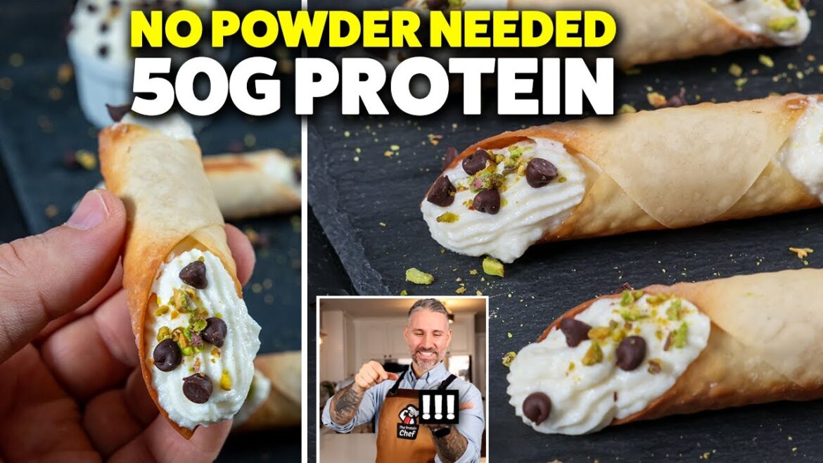 High Protein Cannoli Recipe | Healthy Dessert You Can Eat Daily!